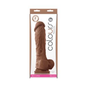 8 inch Dildo NS Novelties Brown Chocolate Cocoa Colours Pleasures