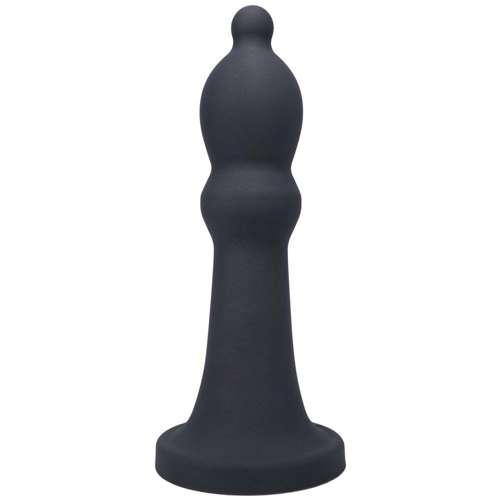 Dildo by Tantus in Black shown for use by Her or Him