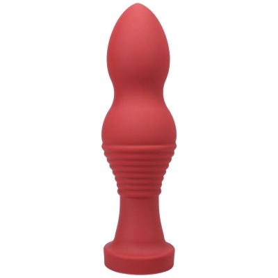 Dildo by Tantus in Red shown for use by Her or Him