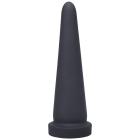 Dildo by Tantus in Black shown for use by Her or Him