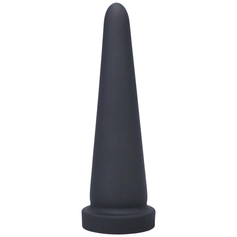 Dildo by Tantus in Black shown for use by Her or Him