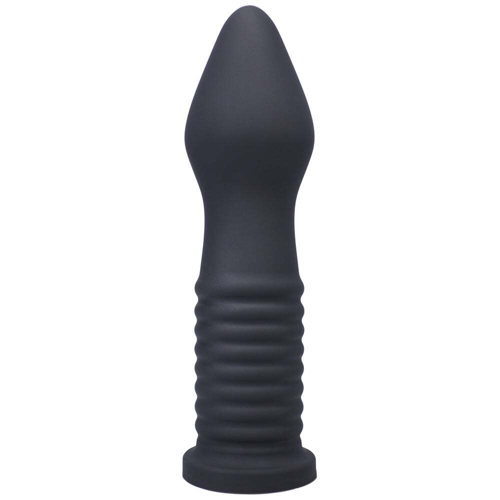 Dildo by Tantus in Black shown for use by Her or Him