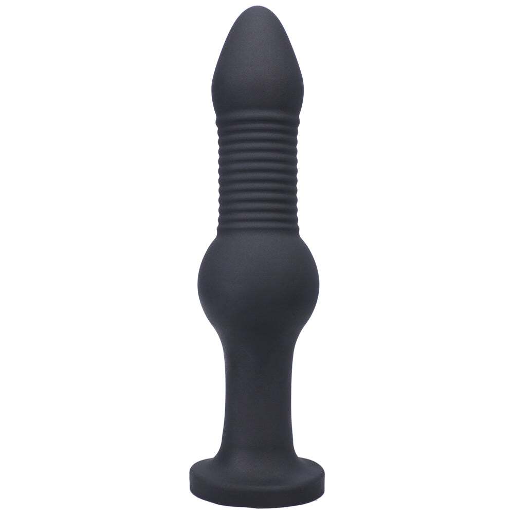 Dildo by Tantus in Black shown for use by Her or Him
