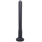 Dildo by Tantus in Black shown for use by Her or Him
