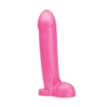 Dildo by Tantus in Light Pink shown for use by Her or Him
