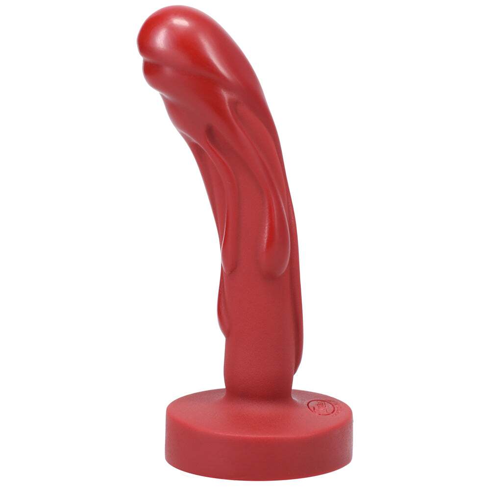 Dildo by Tantus in Red shown for use by Her or Him