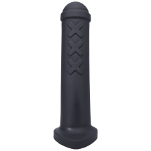 Dildo by Tantus in Black shown for use by Her or Him