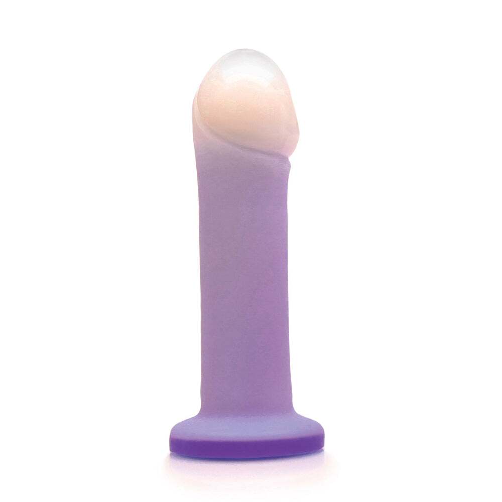 Dildo by Tantus in Light Purple shown for use by Her or Him