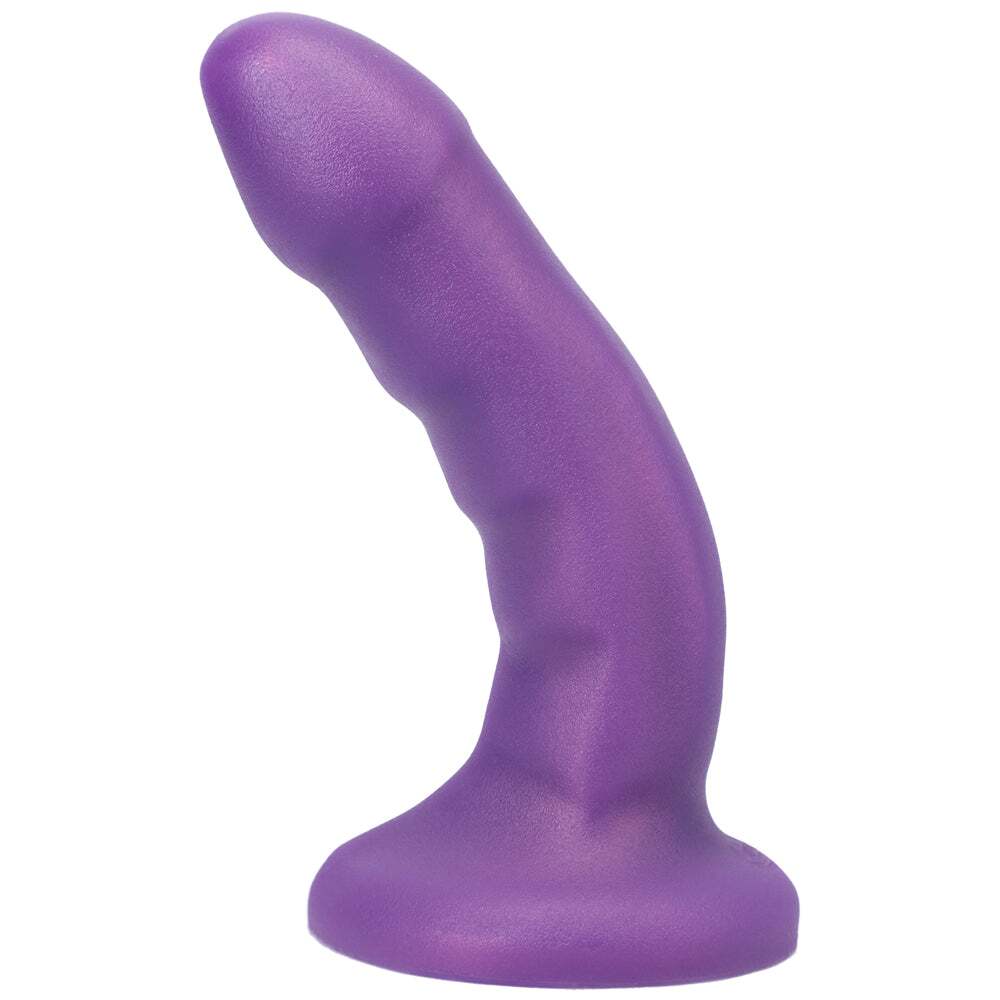 Dildo by Tantus in Purple shown for use by Her or Him