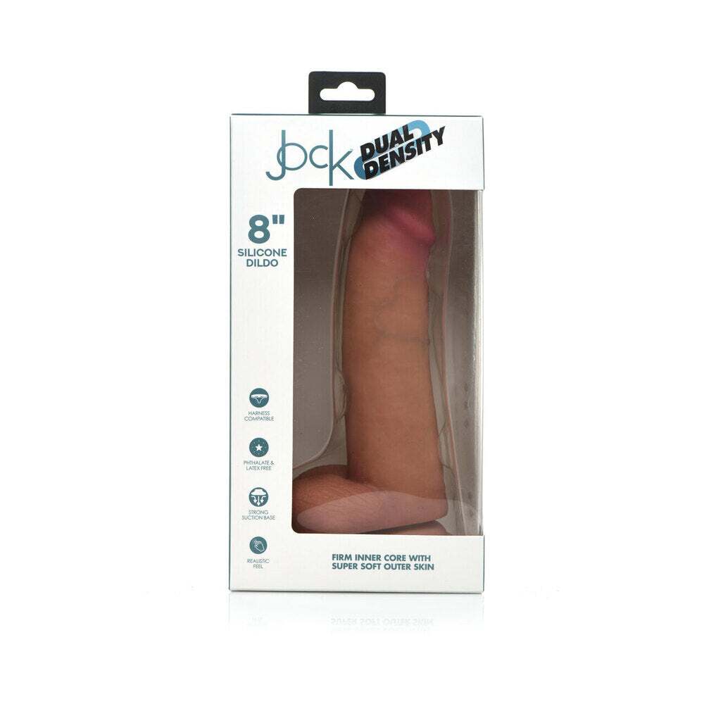 8 inch Dildo from Curve Novelties in Vanilla Ivory Beige designed for anal sex with Her or Him