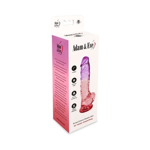 8.5 inch Dildo by Adam & Eve in  displayed for pegging Him or Her