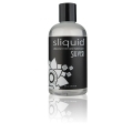 8.5 oz Silicone Lube Sliquid bottle showing smooth, long-lasting formula