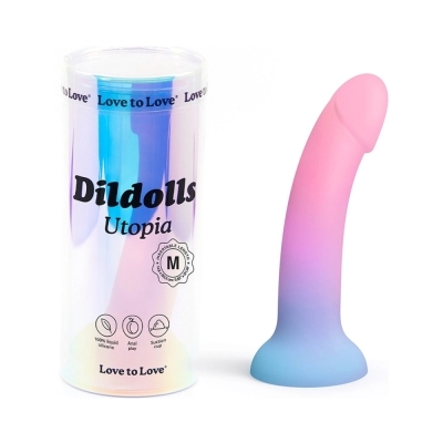 Dildo by Lovely Planet in Multi-Color shown for use by Her or Him