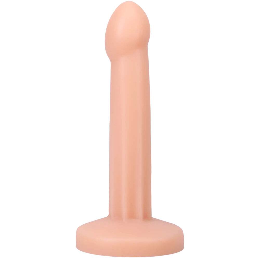 Dildo by Tantus in Vanilla Ivory Beige shown for use by Her or Him