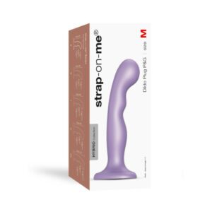 Dildo Lovely Planet Light Purple Strap On Me Plug P&G Metallic Lilac Medium