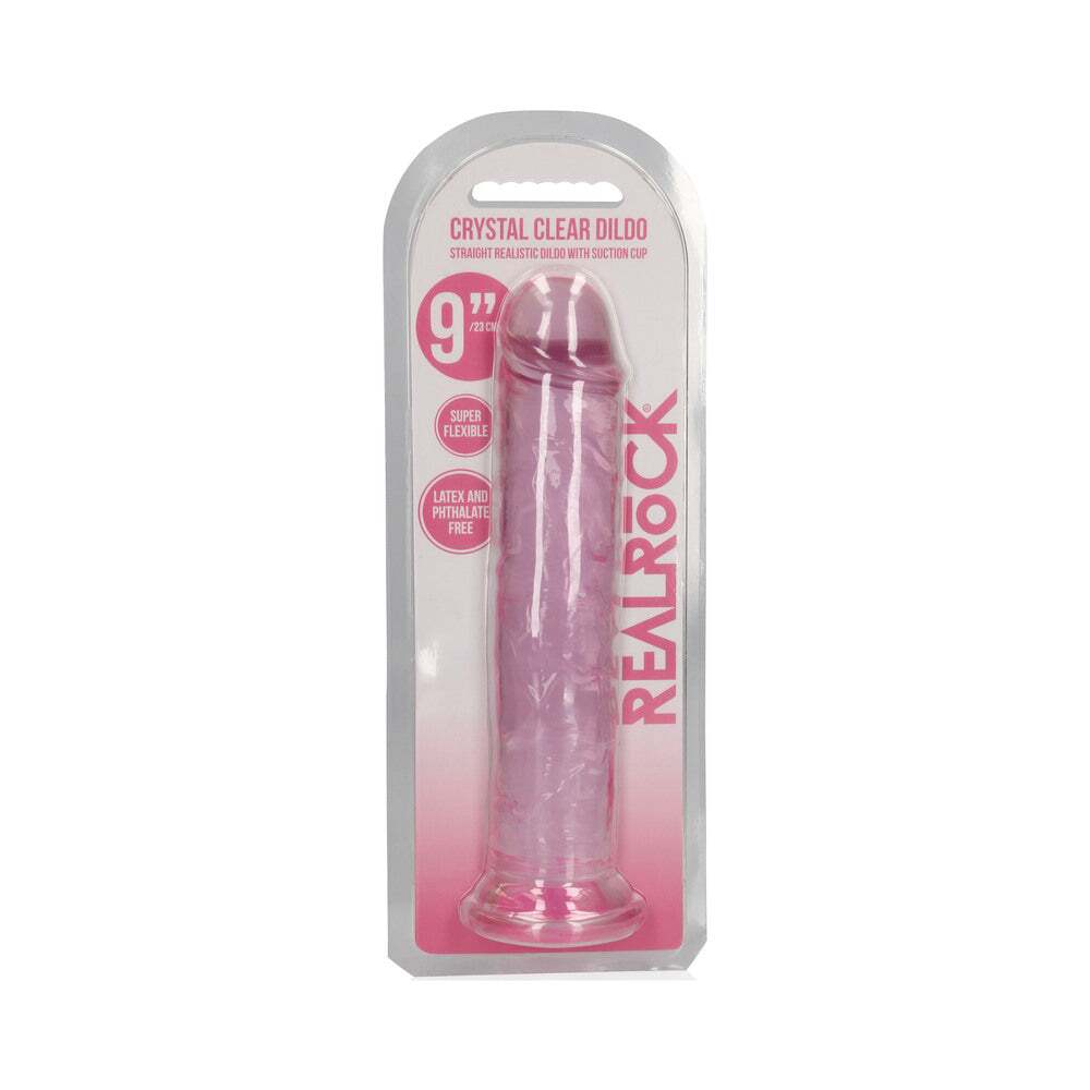 9 inch Dildo by Shots in Light Pink shown for use by Her or Him