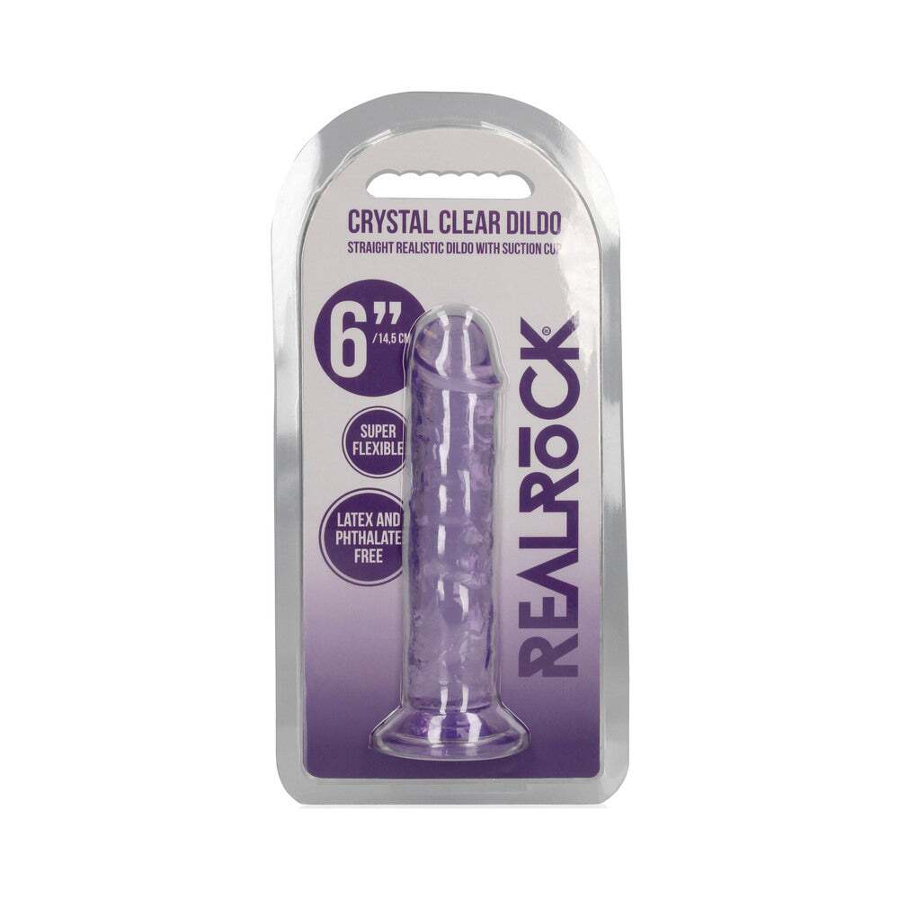 6 inch Dildo by Shots in Light Purple shown for use by Her or Him