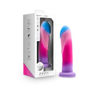 7.75 inch Dildo Blush Multi-Color Avant Borealis Dreams Cotton Candy
