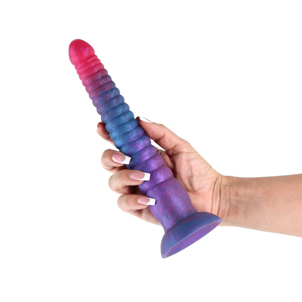 9 inch Dildo from NS Novelties in Multi-Color designed for anal sex with Her or Him