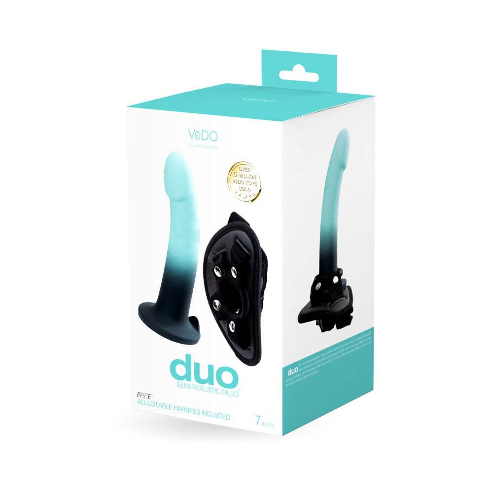 Dildo by VeDO in Multi-Color shown for use by Her or Him