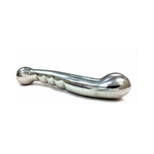 7 inch Dildo Rouge Garments Silver Steel Chrome Rouge Stainless Steel