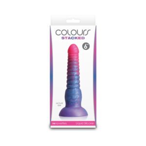 6 inch Dildo NS Novelties Multi-Color Colours Stacked