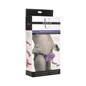 2 inch Dildo by XR Brands in Purple shown for use by Her or Him