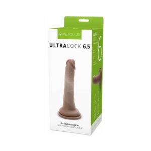6.5 inch Dildo Me You Us Brown Chocolate Cocoa Ultra Cock Realistic Caramel