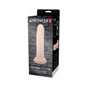 8 inch Dildo Prowler RED Vanilla Ivory Beige Ultra Cock Realistic Vanilla