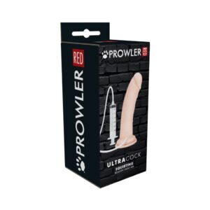 8 inch Dildo Prowler RED Vanilla Ivory Beige Ultra Cock Realistic Squirting