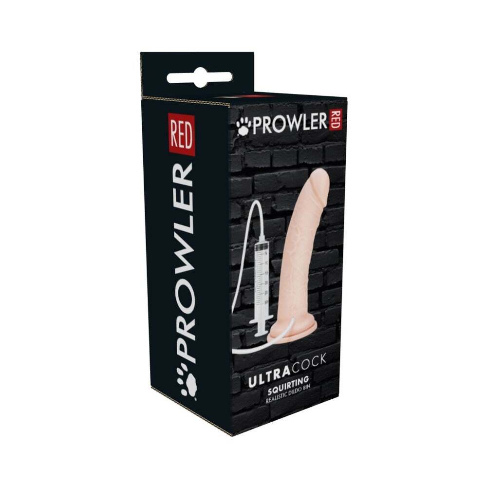 8 inch Dildo by Prowler RED in Vanilla Ivory Beige shown for use by Her or Him