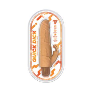 Dildo Hott Products Tan Light Brown Mocha Quick Dick Hit It Vibrating Flexible