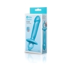 Dildo by b-Vibe in Blue shown for use by Her or Him