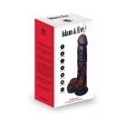 Dildo by Adam & Eve in Black shown for use by Her or Him