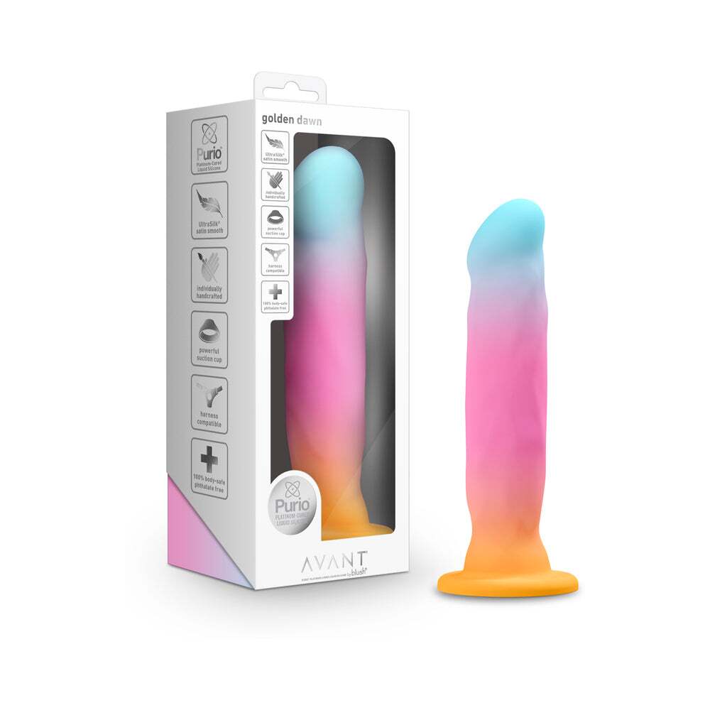 Dildo by Blush in  shown for use by Her or Him