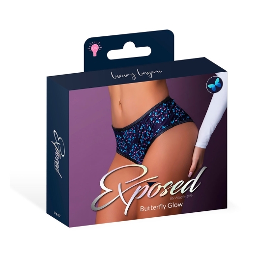 Sexy Blue panties by Magic Silk in her favorite color and panty style.