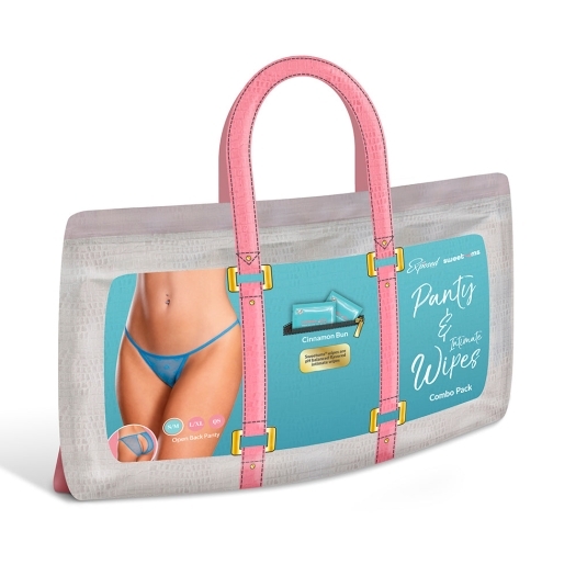 Sexy Blue panties by Magic Silk in her favorite color and panty style.