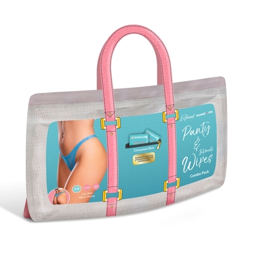 Sexy Blue panties by Magic Silk in her favorite color and panty style.