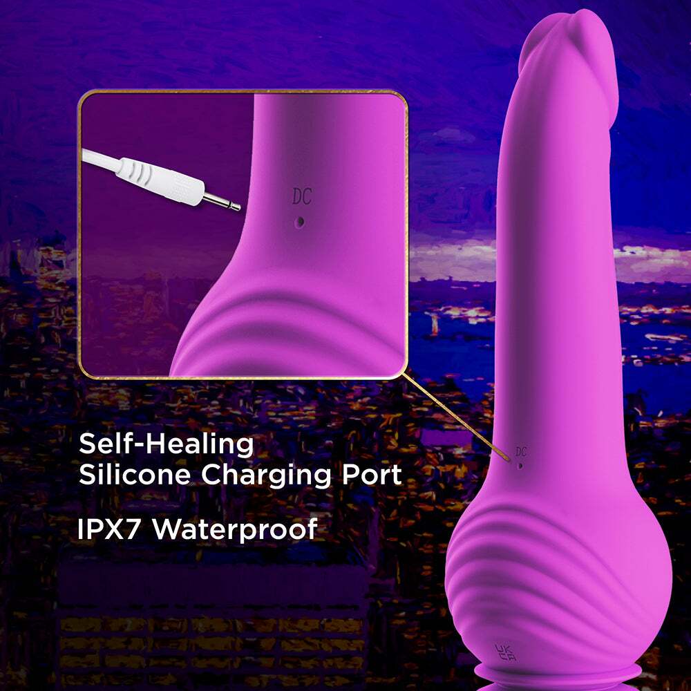 Dildo from Blush in Purple pictured for anal pleasure for Her or Him