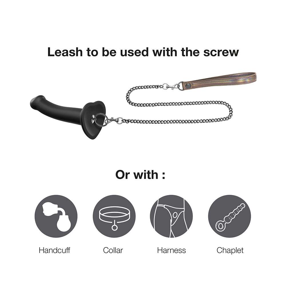 Dildo from Lovely Planet in Black designed for anal sex with Her or Him