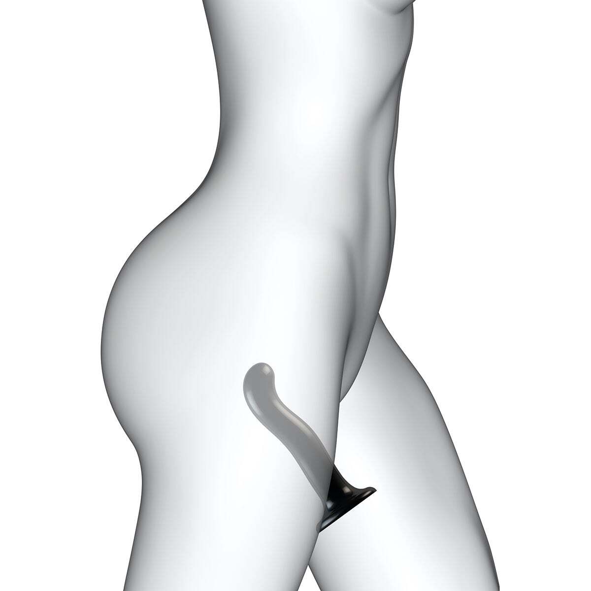 Dildo from Lovely Planet in Black designed for anal sex with Her or Him