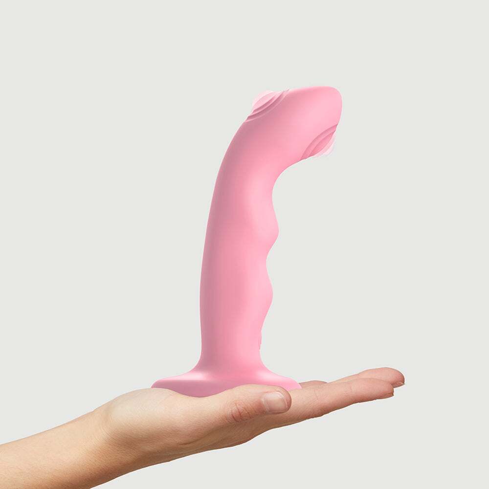 Dildo from Lovely Planet in Light Pink designed for anal sex with Her or Him