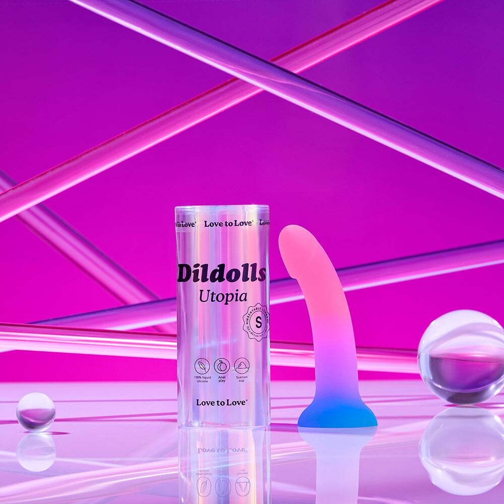 Dildo by Lovely Planet in  shown for pegging Her or Him