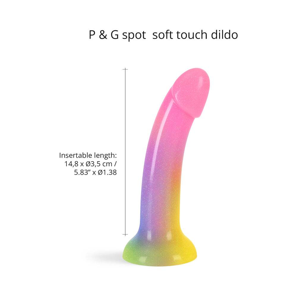 Dildo from Lovely Planet in Multi-Color designed for anal sex with Her or Him