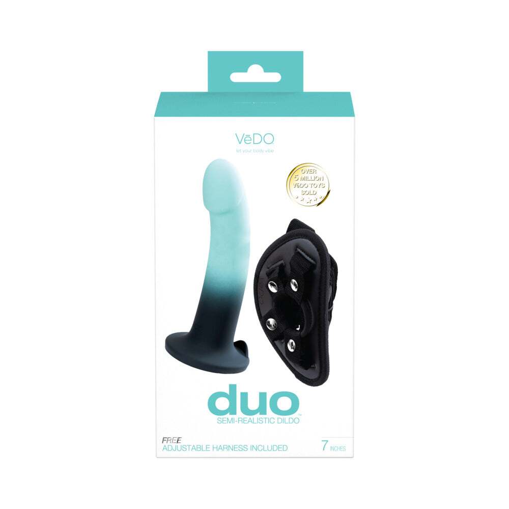 Dildo by VeDO in Multi-Color shown for pegging Her or Him