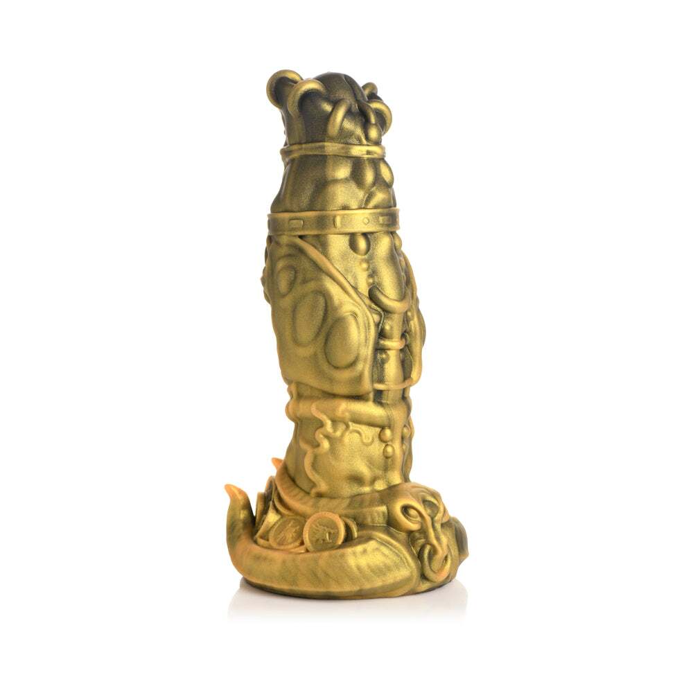Dildo from XR Brands in Gold designed for anal sex with Her or Him