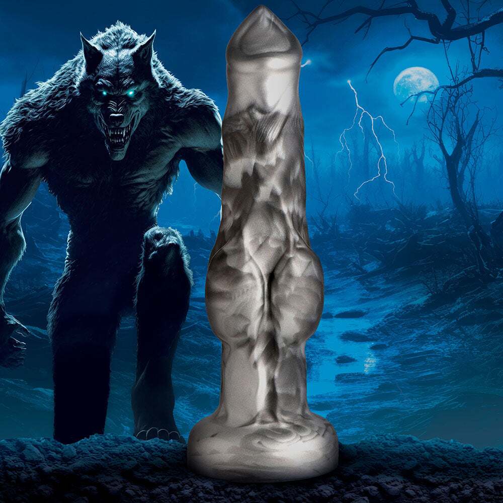 Dildo from XR Brands in Gray pictured for anal pleasure for Her or Him