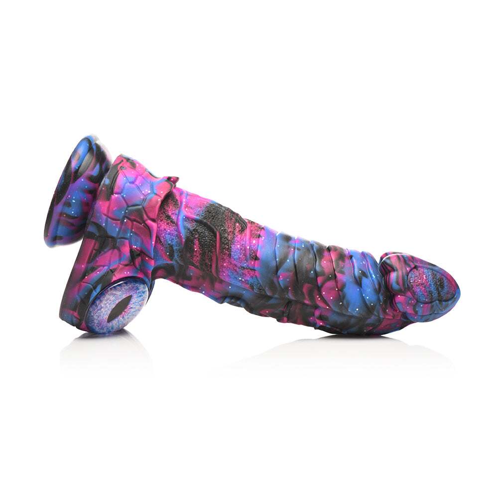 Dildo by XR Brands in Multi-Color shown for pegging Her or Him