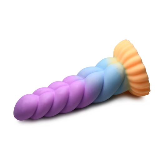 Dildo by XR Brands in Multi-Color shown for pegging Her or Him