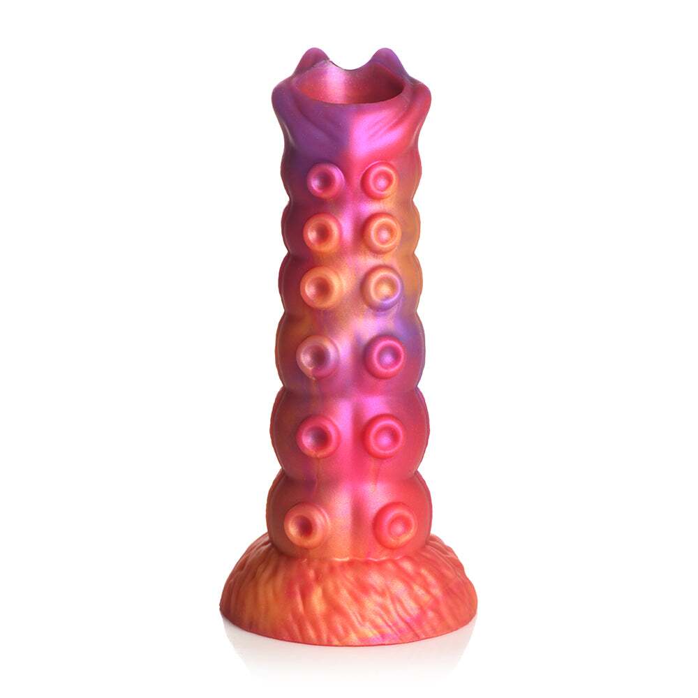 Dildo by XR Brands in Multi-Color shown for pegging Her or Him